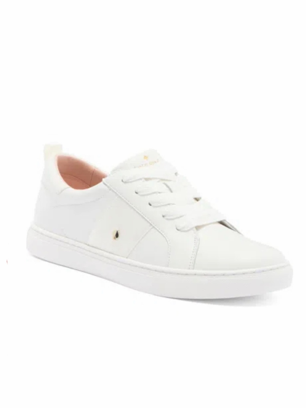 Kate Spade NEW YORK ADORN SNEAKER IN OPTIC WHITE Sz 7.5B